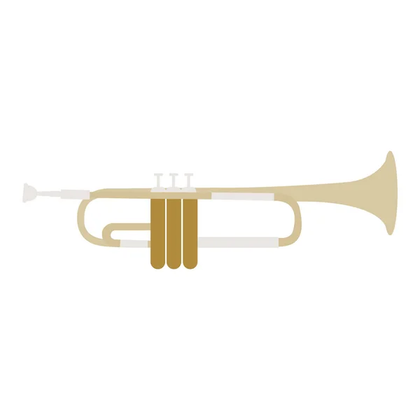 Изолированная плоская труба — стоковый вектор