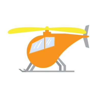 İzole helikopter oyuncak