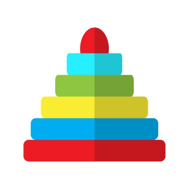 İzole piramit yığını