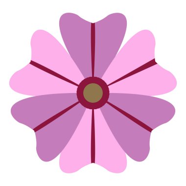 İzole renkli çiçek