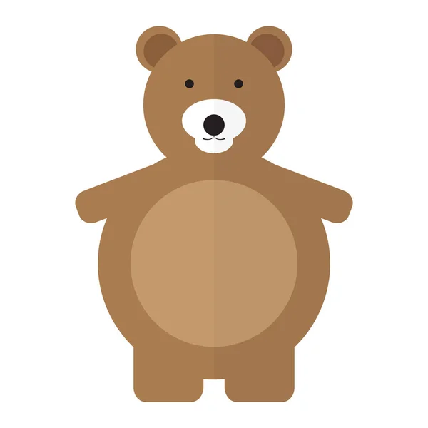 Isolated teddy bear — Wektor stockowy