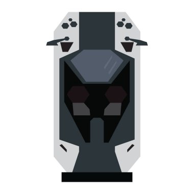 Bir araba Üstten Görünüm