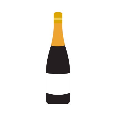 Yalnız şarap şişesi