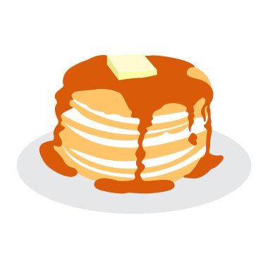 İzole lezzetli tatlı