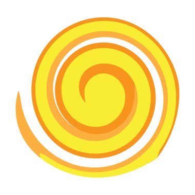 İzole edilmiş güneş simgesi