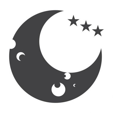 Ayın izole edilmiş simgesi