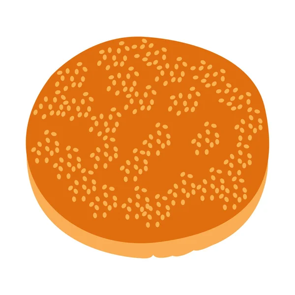 Geïsoleerde bakkerij cookie — Stockvector