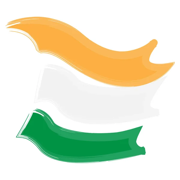 Bendera India - Stok Vektor