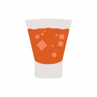 Kokteyl illüstrasyon izole