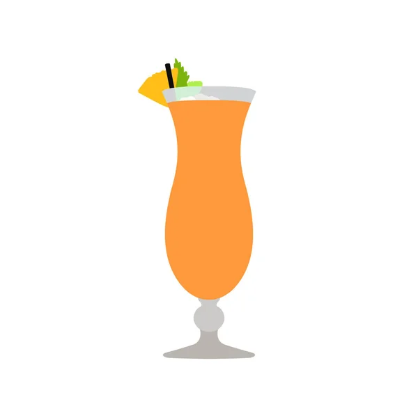 Illustrazione cocktail isolata — Vettoriale Stock