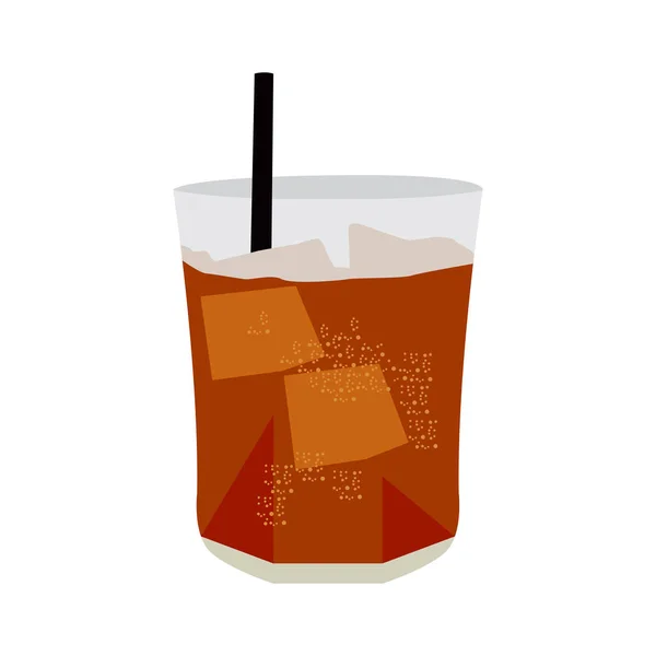 Illustrazione cocktail isolata — Vettoriale Stock