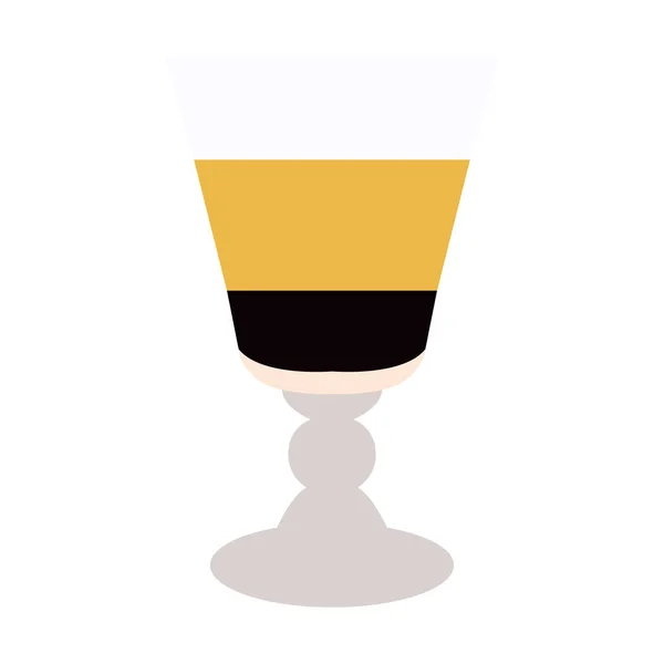 Illustration de cocktail isolé — Image vectorielle