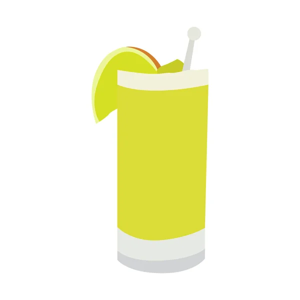 Illustration de cocktail isolé — Image vectorielle