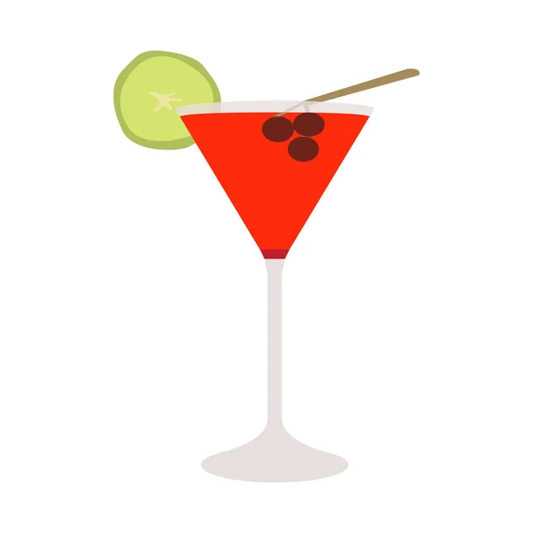 Isolierte Cocktail-Illustration — Stockvektor