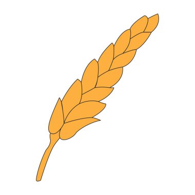 İzole buğday simgesi