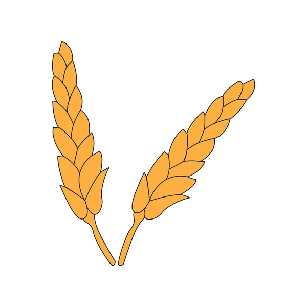 Par de ícone de trigo — Vetor de Stock