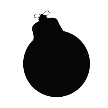 İzole Noel ağacı topu