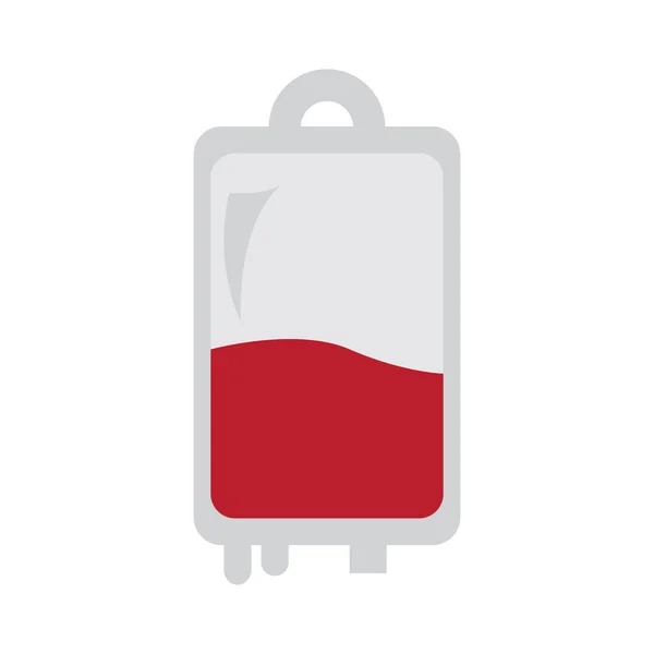 Ізольована крові сумка — стоковий вектор
