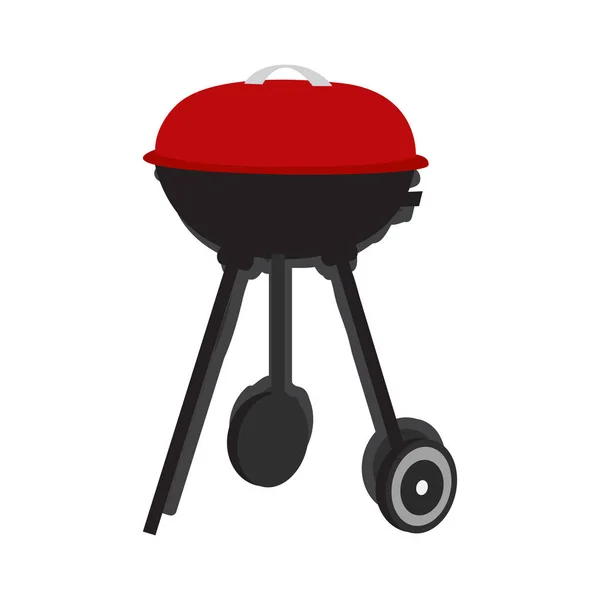 Geïsoleerde grill pictogram — Stockvector