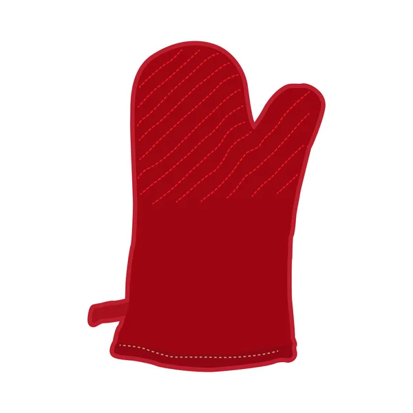 Isolated kitchen glove — Stock Vector