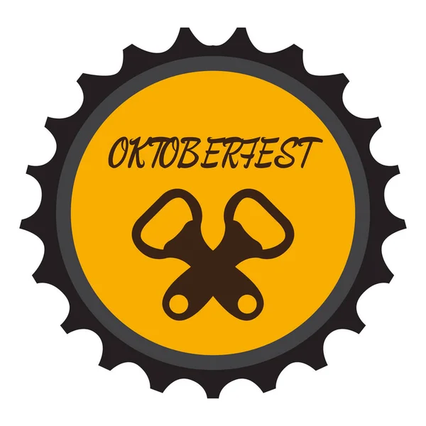 Disegno grafico Oktoberfest — Vettoriale Stock