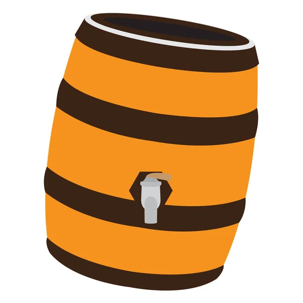 Baril de bière isolé — Image vectorielle