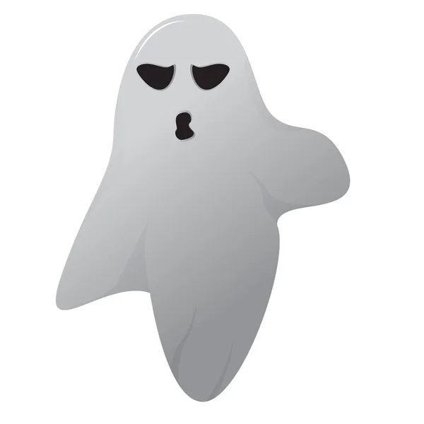 Fantôme d'Halloween isolé — Image vectorielle