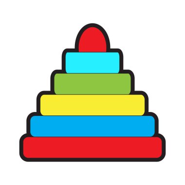 Piramit yığın oyuncak