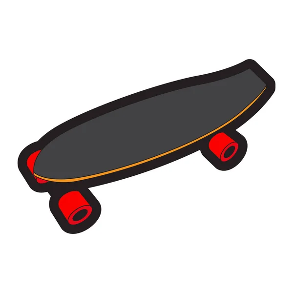 Isolated skateboard toy — Stock Vector