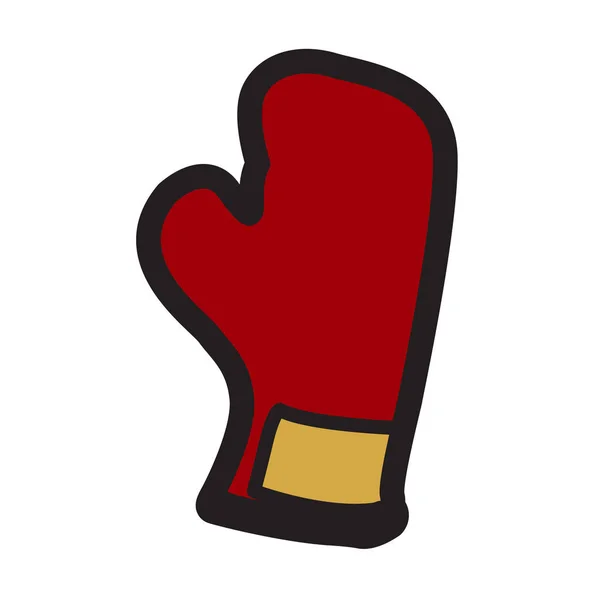 Izolované Boxerské rukavice — Stockový vektor