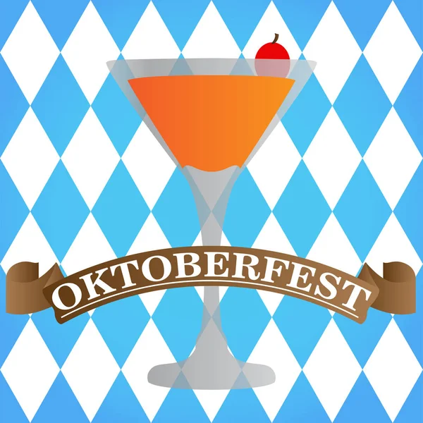 Disegno grafico Oktoberfest — Vettoriale Stock