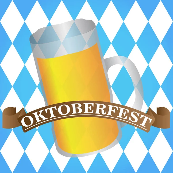 Oktoberfest grafisch ontwerp — Stockvector