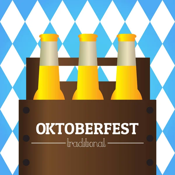 Disegno grafico Oktoberfest — Vettoriale Stock