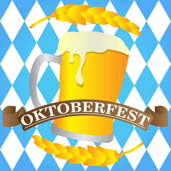 Diseño gráfico Oktoberfest — Vector de stock