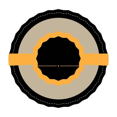 İzole boş Satılık etiket