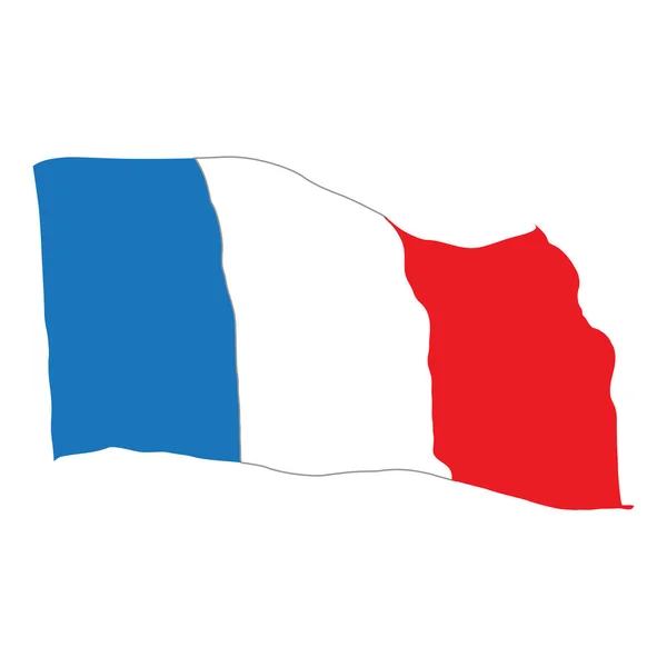 Флаг Франции — стоковый вектор