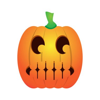 İzole halloween jack-o-lantern