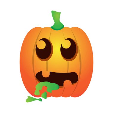 İzole hasta jack-o-lantern