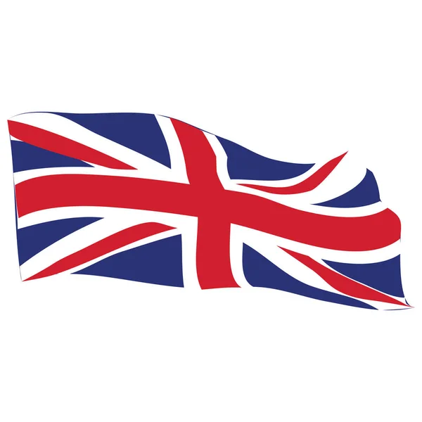 Bandiera del Regno Unito — Vettoriale Stock
