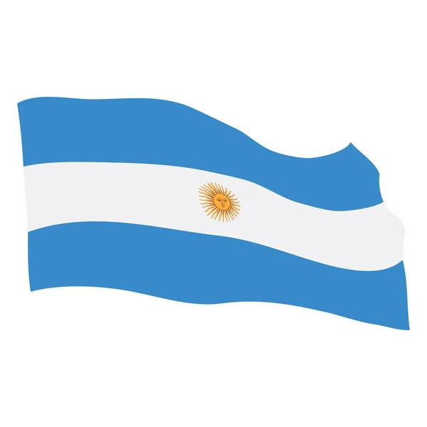 Flaga Argentyny — Wektor stockowy