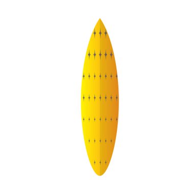 İzole Surfboard illüstrasyon