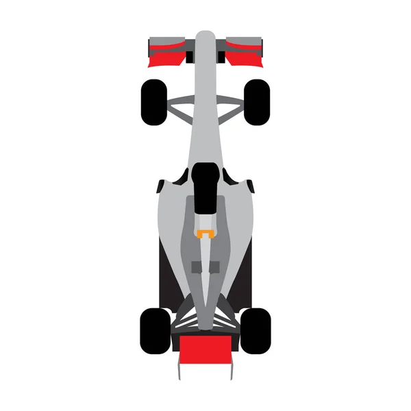 Top view of a racing car — Stock Vector