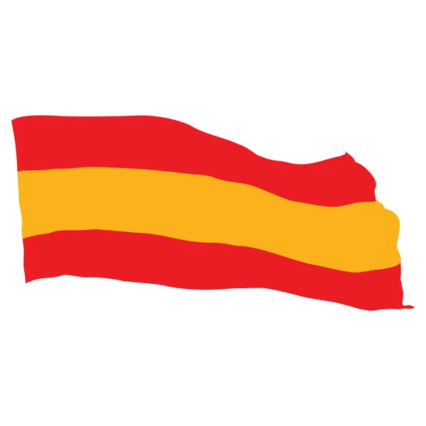 Bandera de España — Vector de stock