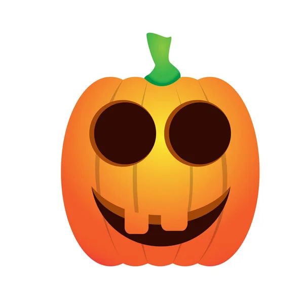 Isolated happy jack-o-lantern — Stock Vector