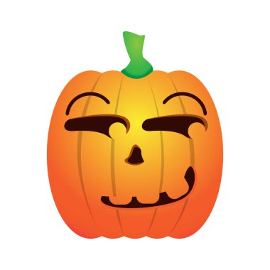 İzole mutlu jack-o-lantern