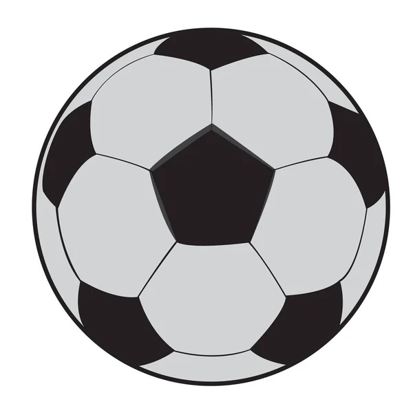 Isolierter Fußball — Stockvektor