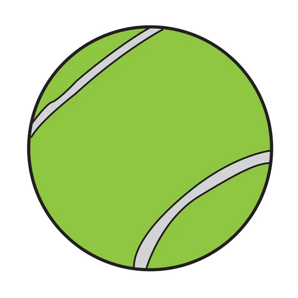 Isolierter Tennisball — Stockvektor