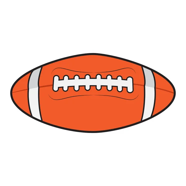 Απομονωμένη ποδόσφαιρο μπάλα — Διανυσματικό Αρχείο