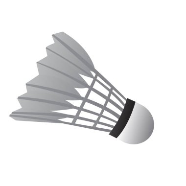 İzole badminton raketle