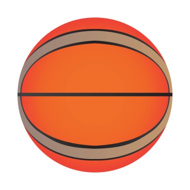 İzole edilmiş basketbol topu